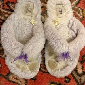 UGG Purple Plush Slippers for Cozy Comfort